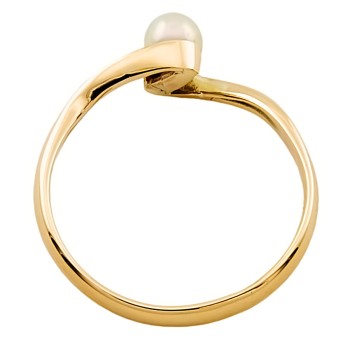 9ct gold Vintage pearl Ring size Q